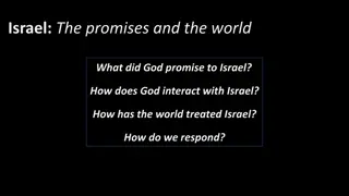 God's Promises to Israel and the World