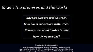 God's Promises to Israel and Their Eternal Kingdom