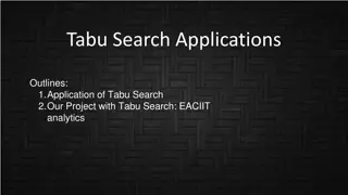 Optimizing Distribution and Manufacturing with Tabu Search