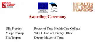 Healthcare Awarding Ceremony Highlights in Tartu