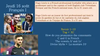 Hugo Lloris - French National Team Captain and Tottenham Hotspur Goalkeeper