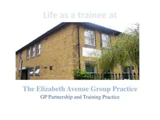 Life as a Trainee at Elizabeth Avenue Group Practice GP Partnership and Training Practice in London