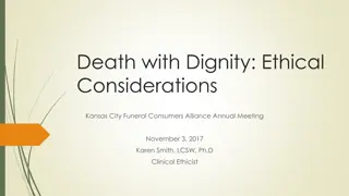 Ethical Considerations in Death with Dignity Discussions