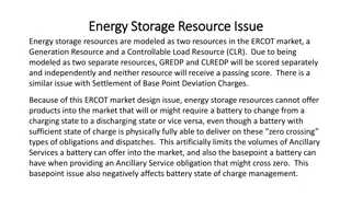 Optimizing Energy Storage Resources in the ERCOT Market