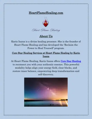 Core Star Healing to Restore Your Core Essence with Karin Inana