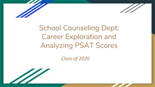 Career Exploration and PSAT Analysis for Class of 2026 at Dartmouth High School