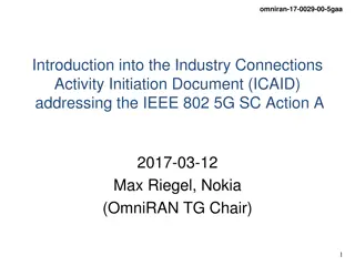 IEEE 5G Standards in Industry Connections Activity