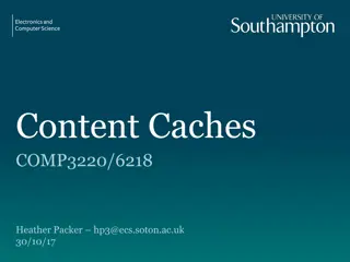 Web Caching: Benefits and Solutions
