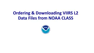 Downloading VIIRS L2 Data Files from NOAA CLASS