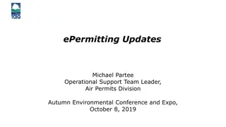 Latest Updates on ePermitting and STEERS Benefits