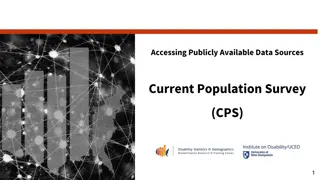 Accessing Publicly Available Data Sources for Current Population Survey (CPS)