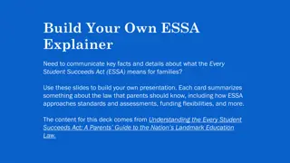 ESSA Testing Options for Students and Parents