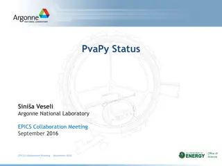 Python API for PV Access: PvaPy Overview