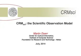 Observation Models in CRM and INSPIRE: A Comparative Analysis