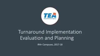 IR4+ Campus Turnaround Implementation Planning Guide 2017-18