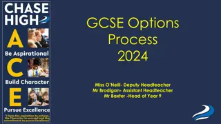 GCSE Options Process and Curriculum Choices for Year 9 Students