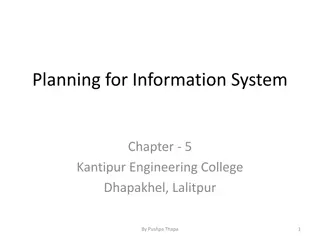 Planning for Information System at Kantipur Engineering College