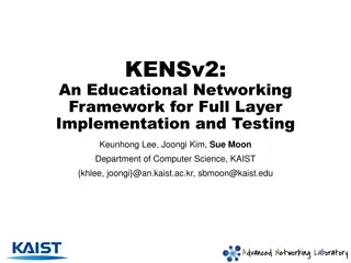 Educational Networking Framework Full Layer Implementation Testing