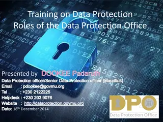 Data Protection Office Roles in Training and Compliance