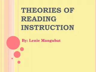 Theories of Reading Instruction and Psycholinguistic Perspectives