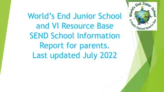 Supporting Children with Special Educational Needs at Worlds End Junior School