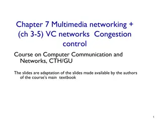 Multimedia Networking Applications and Techniques