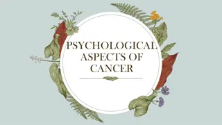 Psychological Aspects of Coping with Cancer Stressors