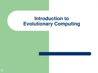 Introduction to Evolutionary Computing - Key Components and Applications