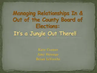 Building Positive Relationships in the County Election Board