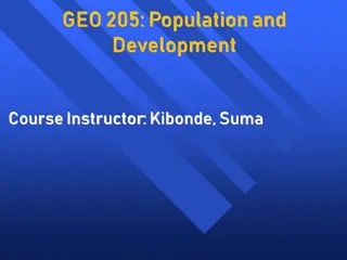 Population and Development: Demographic Transition Model Analysis