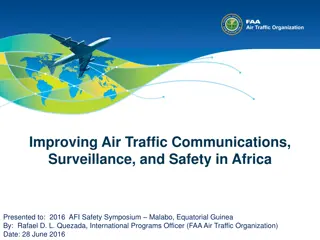 Improving Air Traffic Communications and Safety Initiatives in Africa