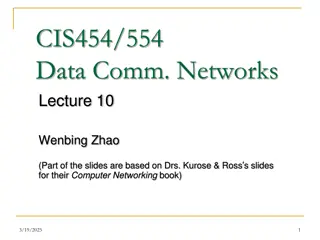Routing Algorithms in Computer Networking