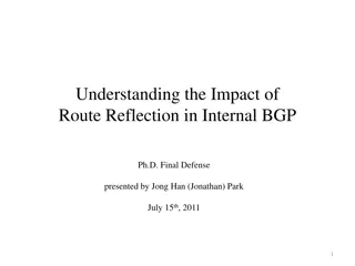 Understanding the Impact of Route Reflection in Internal BGP