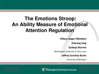 Innovative Measures for Emotional Attention Regulation Studies