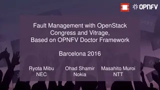Fault Management with OpenStack Congress and Vitrage