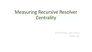 Recursive Resolver Centrality in DNS Ecosystem