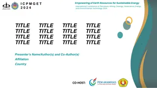 Empowering Earth Resources for Sustainable Energy International Conference 2024