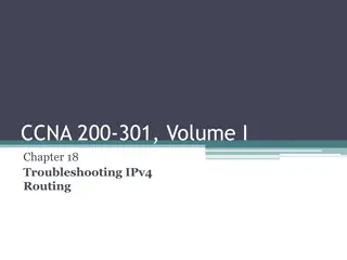 Troubleshooting IPv4 Routing: CCNA 200-301 Volume 1 Chapter 18 Guide