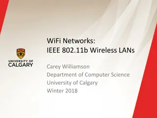IEEE 802.11b Wireless LANs and WiFi Networks