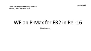 Introduction of p-Max Functionality in NR-DC on FR2 Networks
