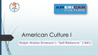 Ralph Waldo Emerson's Impact on American Culture and Philosophy