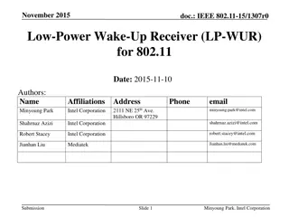 Low-Power Wake-Up Receiver Design for IEEE 802.11