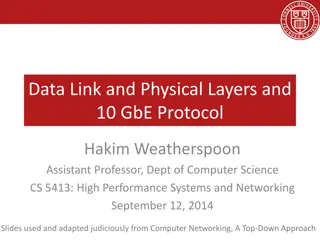 Data Link and Physical Layers in Networking