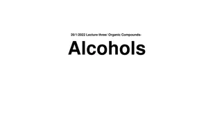 Alcohols: Types, Uses, and Respiration Processes