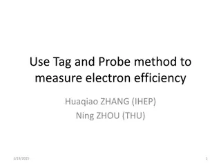 Efficient Electron Measurement Using Tag and Probe Method