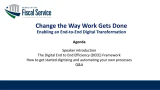 Drive Digital Transformation with DEEE Framework & Human-Centered Design
