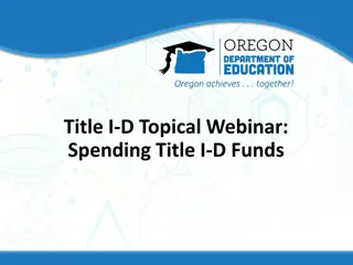 Utilizing Title I-D Funds: Strategies for Student Success
