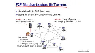 Efficient P2P File Distribution with BitTorrent Protocol