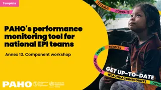 PAHO's Performance Monitoring Tool for National EPI Teams