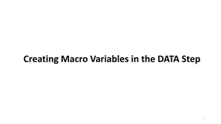 Macro Variables in the SAS Data Step